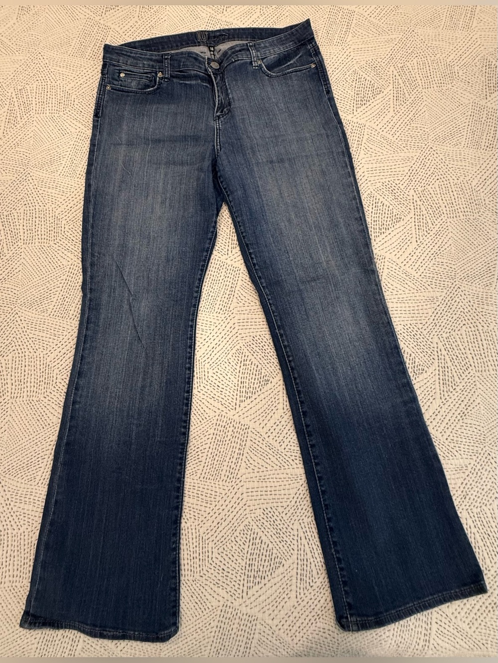 Kut from the Kloth Dark Blue Wide Leg Jeans